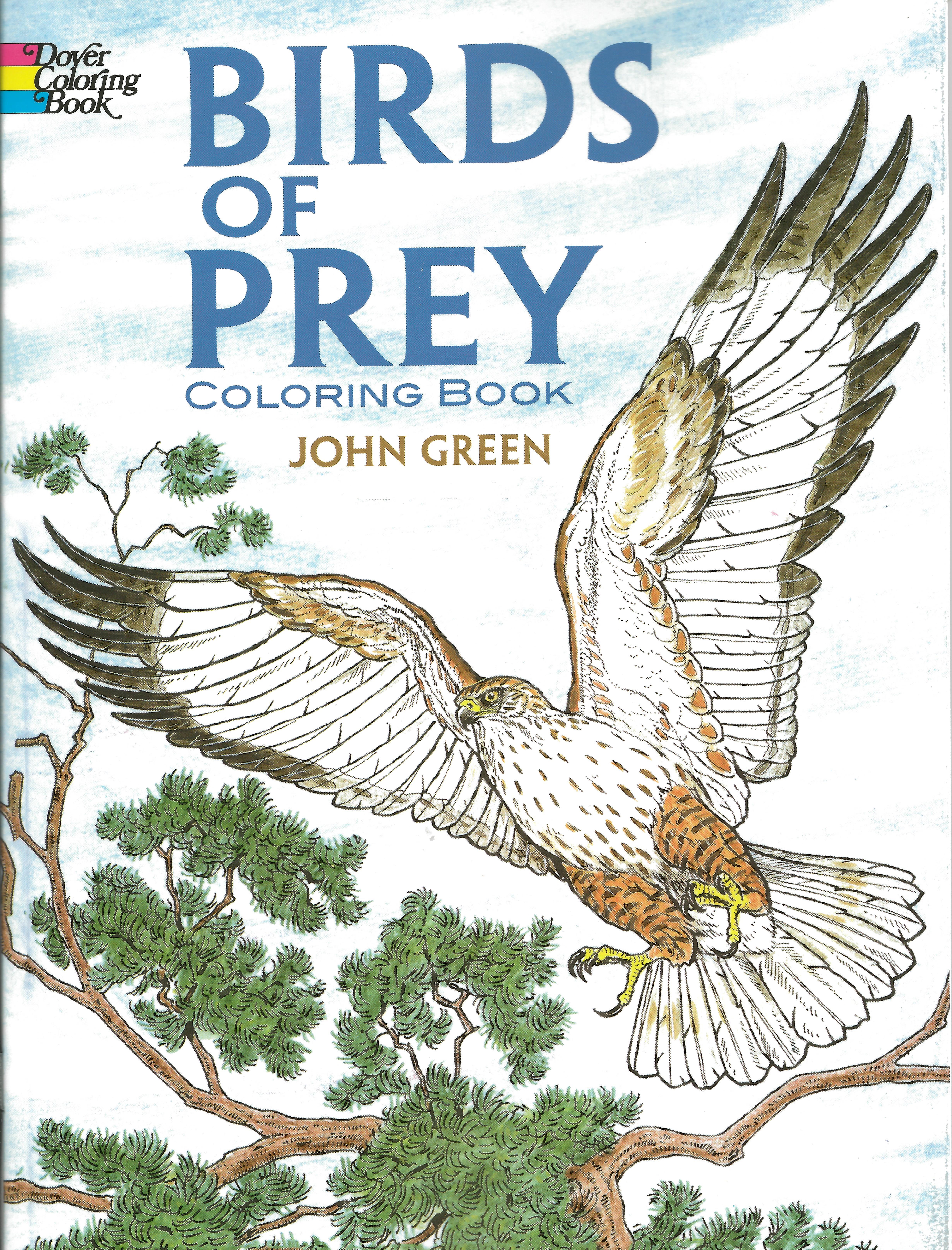 BIRDS OF PREY COLORING BOOK